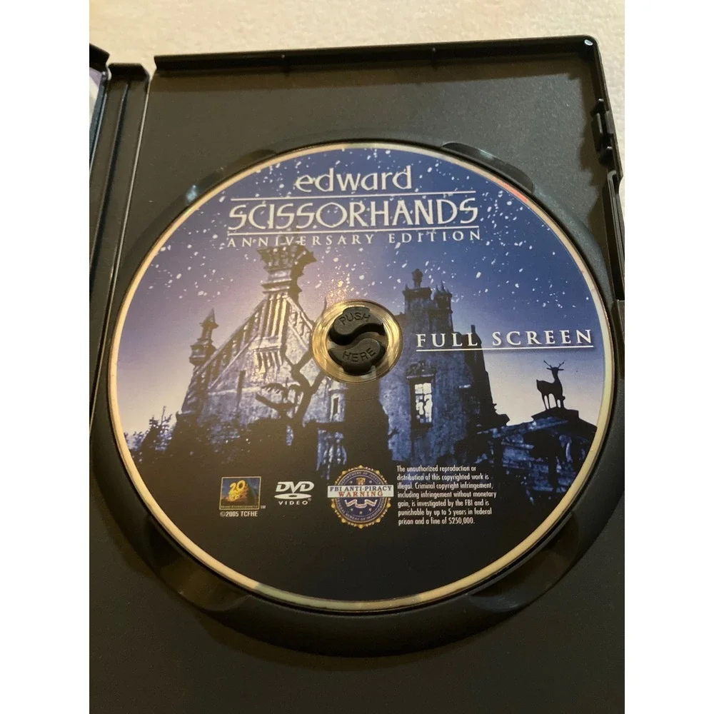 Edward Scissorhands Full Screen Anniversary Edition DVD Johnny Depp Winona Ryder - Picture 3 of 6